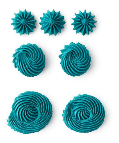 Imagen 2 de 6 de Pico Estrella Abierta Nº4b Wilton Boquilla Reposteria Chica