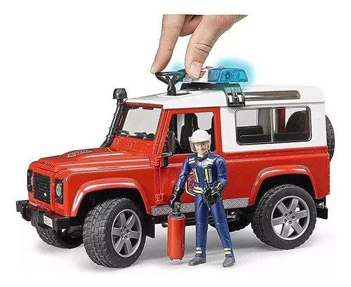 Juguete Land Rover Defender Rescate Escala 1:16 Bruder 02596