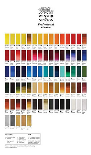 Winsor Y Newton - Pintura Profesional Acrílico De Color