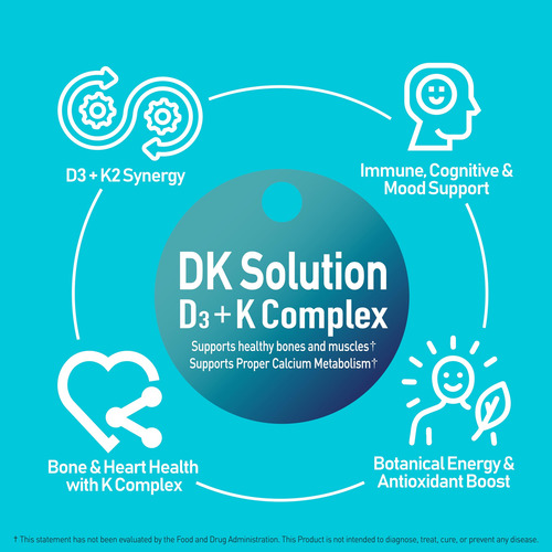 Nanowell Vitamina D3 2000 Ui + Complejo K 120 Softgels