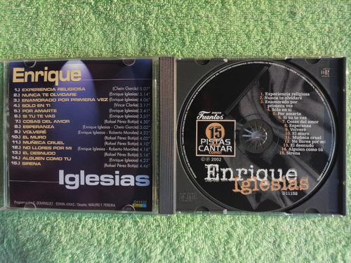 Eam Cd 15 Pistas Para Cantar Como Enrique Iglesias Karaoke