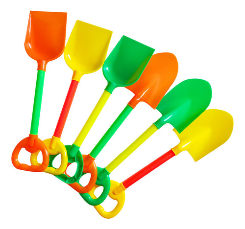 Pala De Arena De Plástico, 6 Unidades, Juguete De Playa, Jug