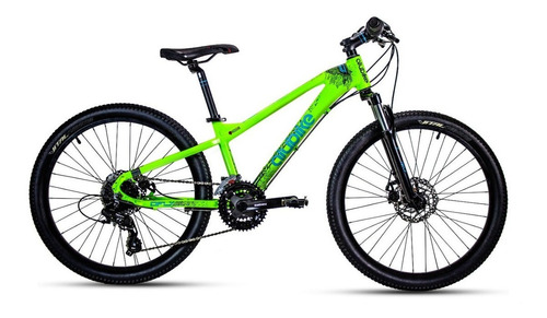 Bicicleta Infantil Alubike Kids Dragonfly R24 24v Color Green natural Tamaño del cuadro Único