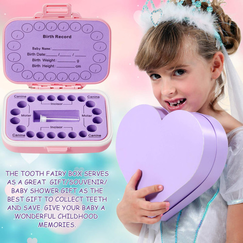 Caja De Recuerdos Para Dientes De Bebé Y Pelo Fetal