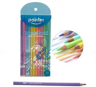 Lápices De Colores Pastel X12 Pointer Mayor Y Detal