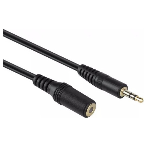 Cable Plug 3.5mm St A Jack 3.5mm St 6 Pies Paq. 5 Pcs