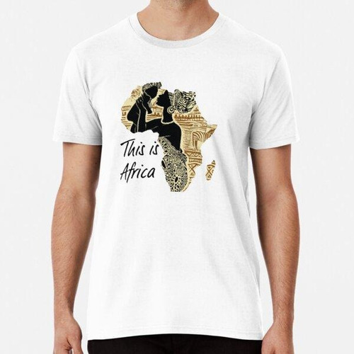 Remera ¡esto Es África! Diseño Gráfico Para Camisetas, Pegat