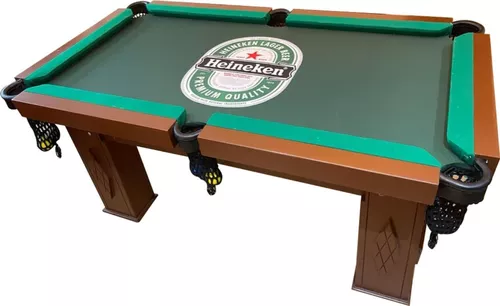 Mesa De Sinuca Bilhar 1,90 X 1,10 Residencial Jogos Snooker