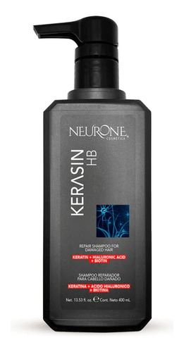  Neurone Shampoo Kerasin Hb 400ml Para Cabello Muy Procesado