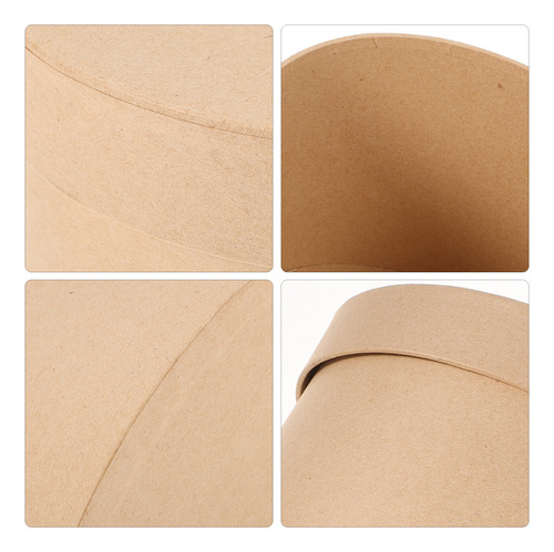 Cookie Gift Containers Oval Carton Kraft Paper