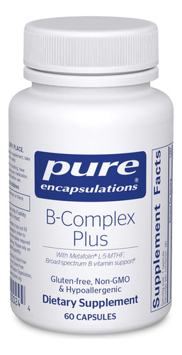 Complejo B Plus Pure Encapsulations 60 Capsulas