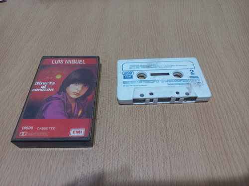 Cassette Luis Miguel Directo Al Corazon (Usado)