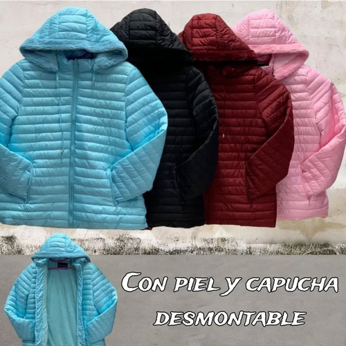 Campera Inflable Mujer Plus Zice