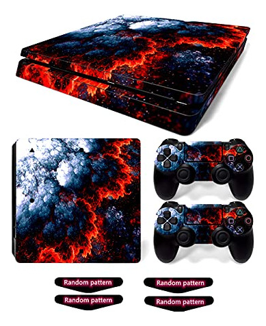 Decal Skin Ps4 Slim: Vinilo Completo Con 4 Pegatinas