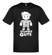 Comprar Remera Adulto Stumble Guys Brilla En La Oscuridad Algodón