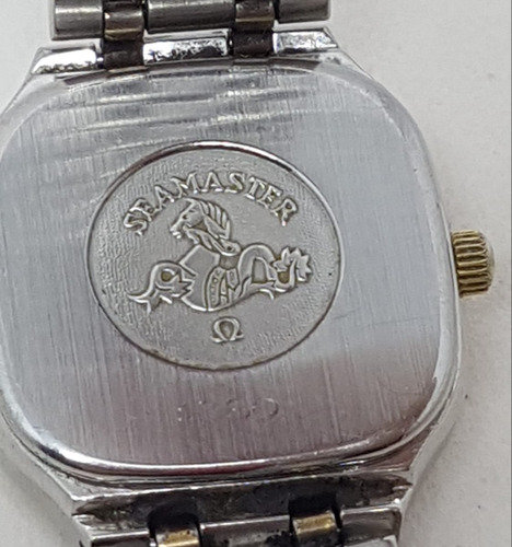 Relogio Vintage De Pulso Omega Seamaster Metal 20x20 Mm A41