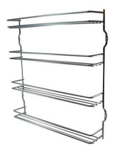 Especiero Cromo 39x6.5x40 Alacena Organizador Rack Gabinete