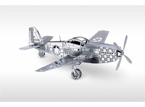 Modelo De Avión Mustang P-51 Metal Earth 3d 