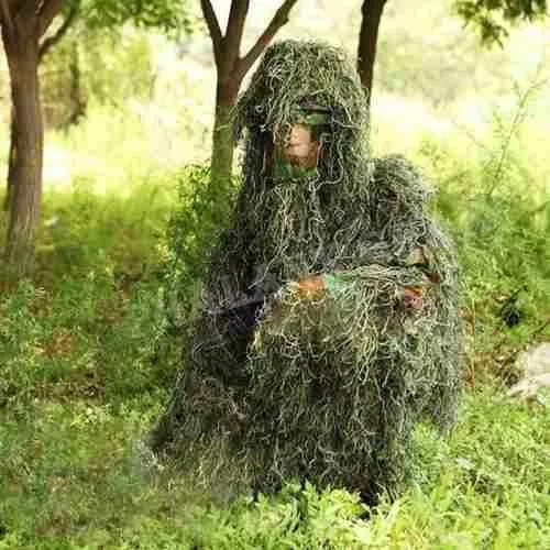 Roupa Chewbacca Sniper Ghillie Camuflada Airsoft 3d Caça