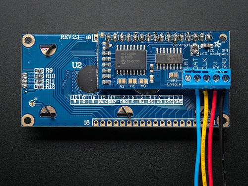Adafruit Interfaz Lcd Backpack I2c / Spi, Mcp23008 - Arduino