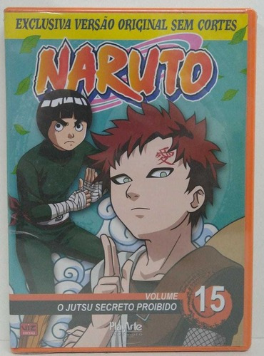 Dvd Naruto Volume 15 - O Jutsu Secreto Proibido