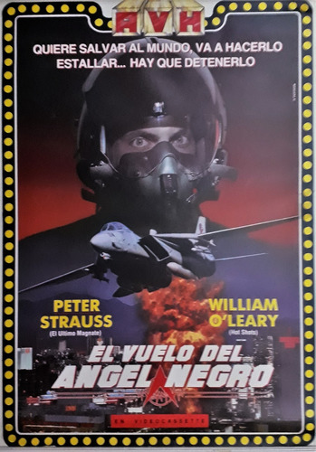 Afiche Original El Vuelo Del Ángel Negro 1991 Avh 