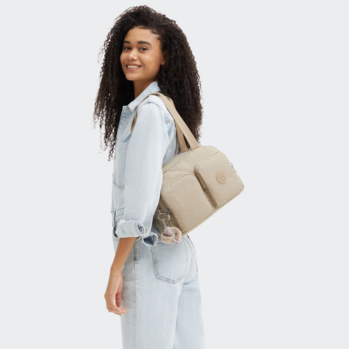 Cartera Mujer Kipling Cool Defea Beige