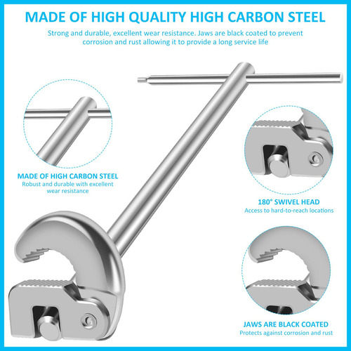 Llave De Lavabo Ajustable, Llave Para Fregadero De Cocina De