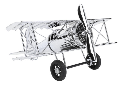 Simulación De Modelo Grande De Ornamento De Avión Vintage