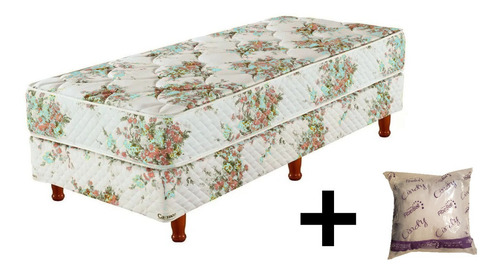 Imagen 1 de 3 de Sommier 1 ½ Plazas 90x190 Alta Densidad 24kg Cannon Princess