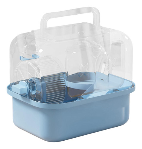 Hamster Cage Ejercicio De Juego De Juego Con Hábitat Azul