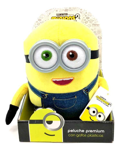 Peluche Premium Bob Minion 25cm Phi Phi Toys Frases 