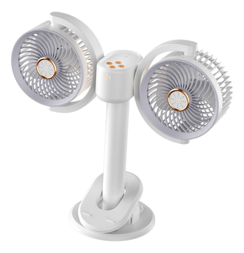 Clip De Ventilador De Cabeza Doble En El Ventilador