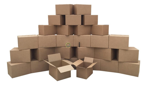 Cajas De Mudanza Uboxes - Kit Econmico 2 - 30 Cajas Y Sumini