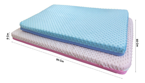 Imagen 2 de 4 de Colchoneta Para Cuna O Corral De Bebés 90x60cm Antifluido