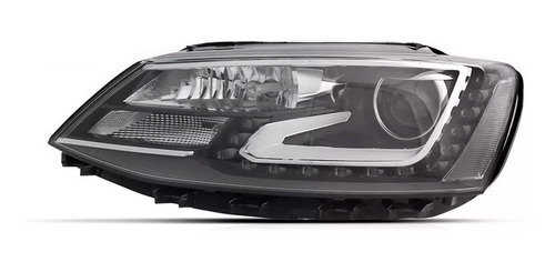 Par Farol Jetta 11 A 17 C/ Projetor C/ Angel Eyes C/ Led