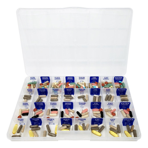 The Olympic Pill Organizer Case With Large Zvlge