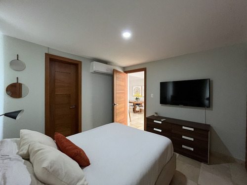 Apartamento Amueblado En Alquiler, Piantini