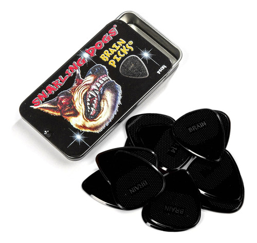 Juego De 12 Púas De Guitarra Nylon Snarling Dog Brain ...