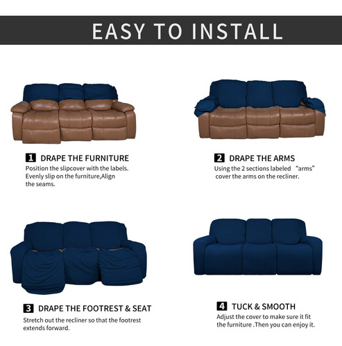 Funda Easy-going Elástica De Microfibra P/sillón Reclinable