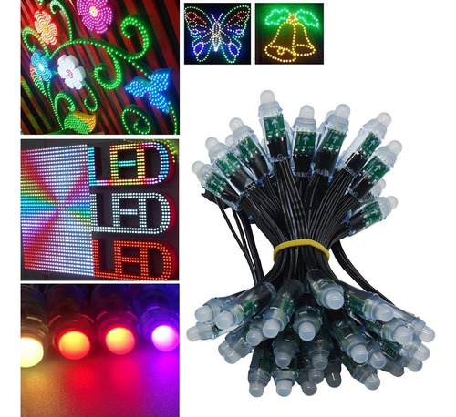 Wesiri Ws2811 Digital Digital Rgb Led Pixel Luces Alambre Ne