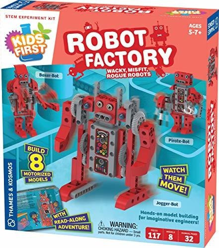 Thames & Kosmos Kids First Robot Factory: Wacky, Misfit, Rog