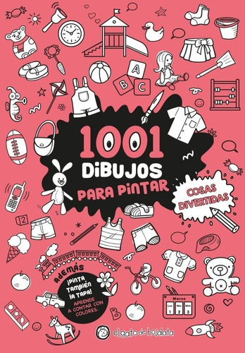 1001 Dibujos Cosas Divertidas Libro Niños Para Pintar 2420