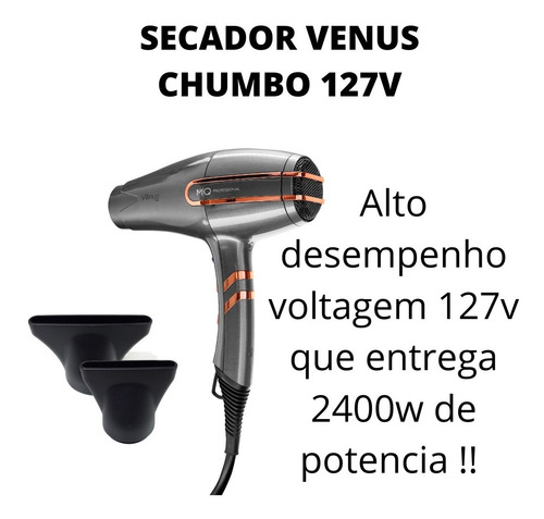 Imagem 3 de 8 de Kit Prancha Mq Pro 480 Bivolt + Secador Mq Venus 2400w