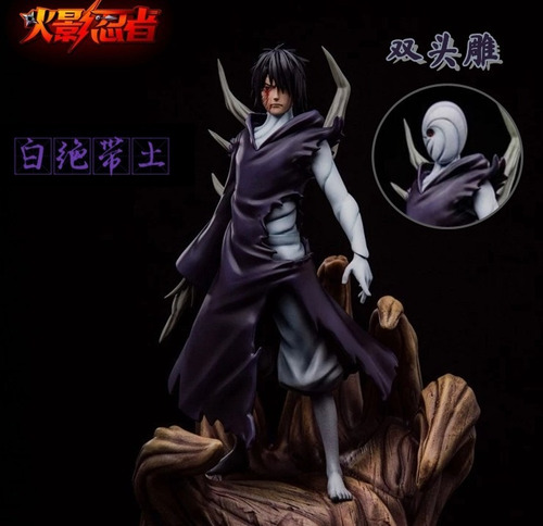 Figura De Obito Con El Zetsu Blanco