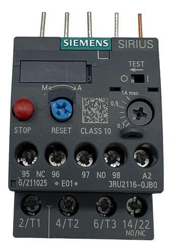 Relevador De Sobrecarga Siemens 3ru2116-0jb0