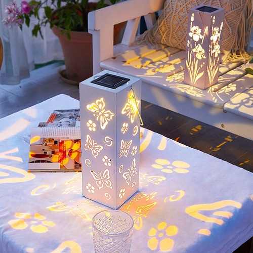 Lámpara De Mesa Decorativa Con Forma De Estrella Y Mariposa