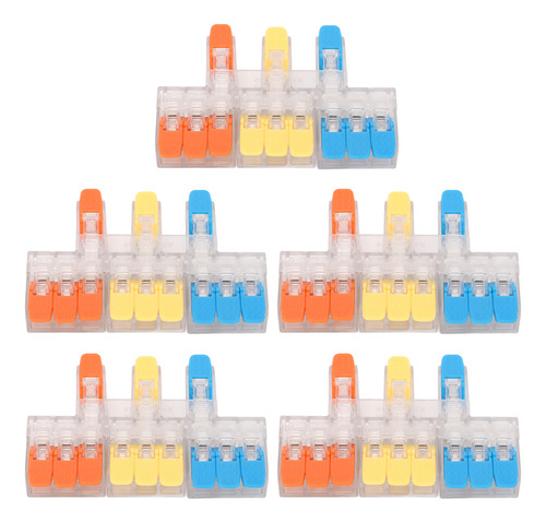 Kit De Conectores De Cable De Palanca 5 Piezas 3 A 9 Rápido