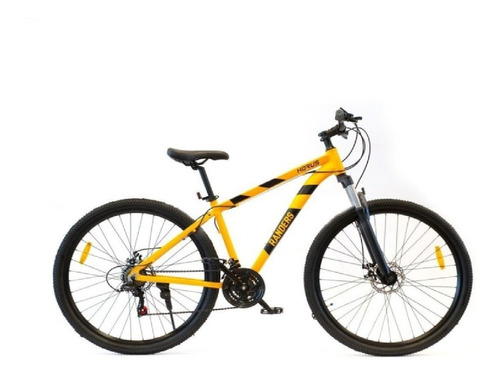 Bicicleta Mountain Bike Rodado 29 Mundo Gym Amarilla Tal M  