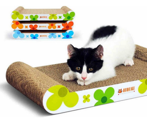 Rascador Gimnasios Carton Para Gatos Rascador Gatuno Verde